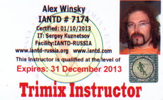 Alex Winsky Trimix Instructor